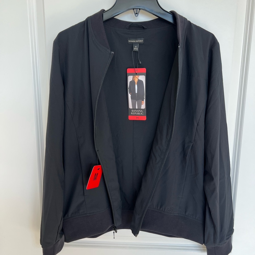 ❤️New Banana Republic jacket size M color Black - Picture 3 of 8